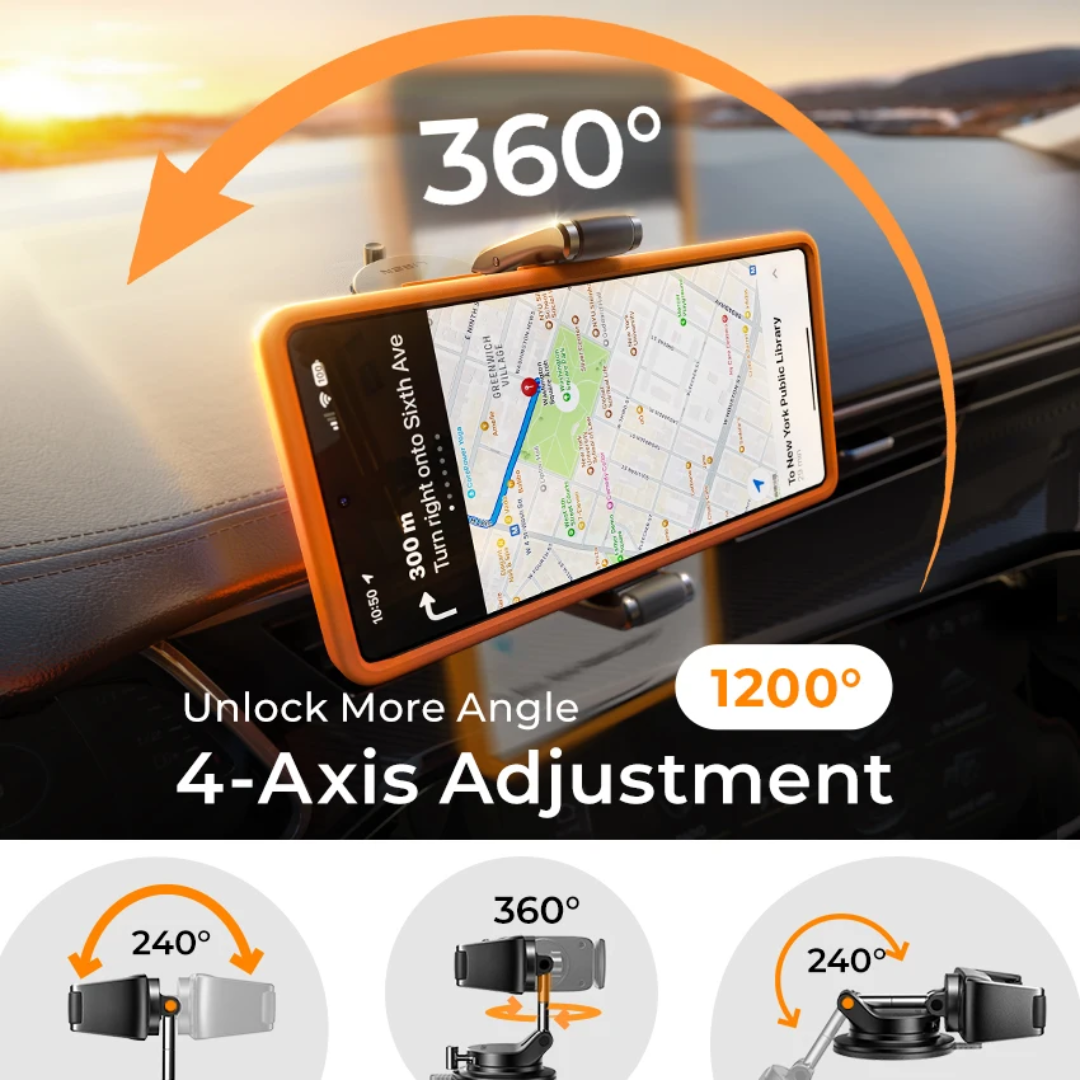 Lisen 360° Rotating Car Phone Holder 4