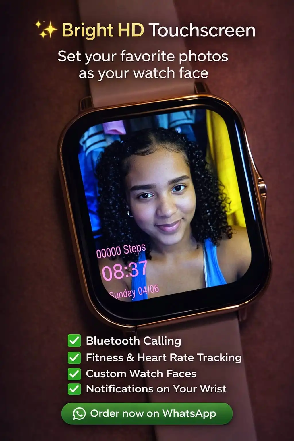 Everyday Smartwatch with Call & Fitness Features